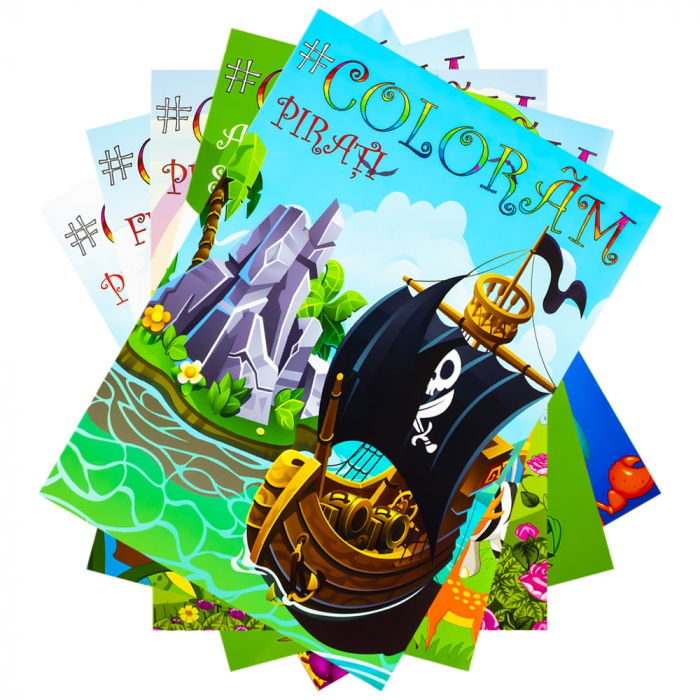 Caiet de Colorat A4, 8 File, Diverse Modele [7]