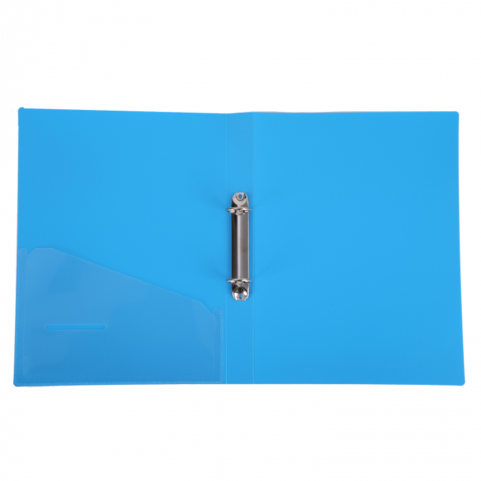 CAIET MECANIC A4 2 INELE 25/30 MM COPERTA FLEXIBILA CU BUZUNAR CULORI NEON DELI [3]