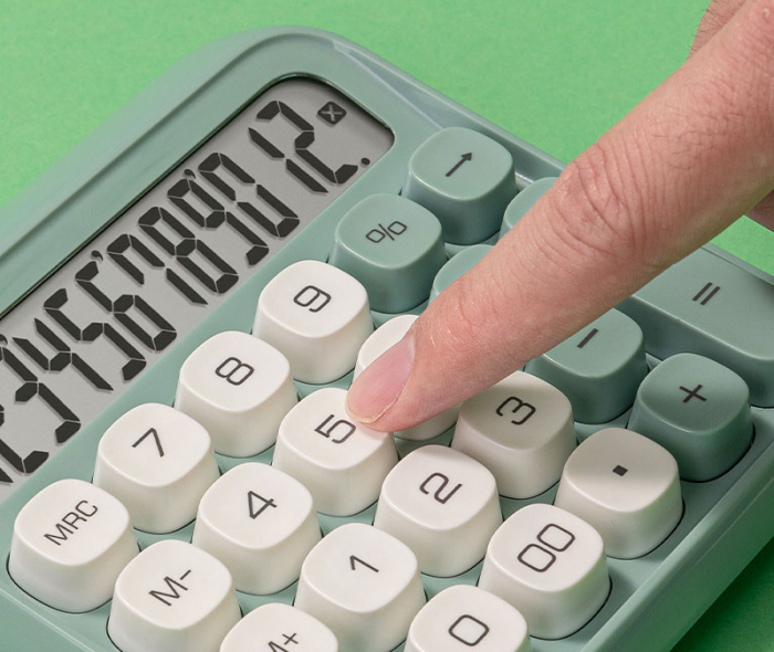 CALCULATOR 12 DIG RETRO M36 ROZ DELI [2]