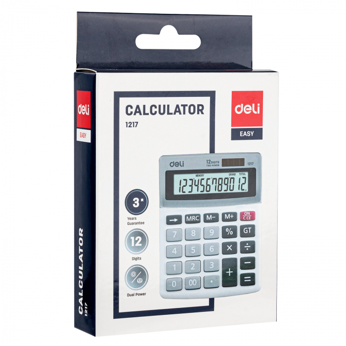 CALCULATOR BIROU 12DIG 1217 DELI [4]