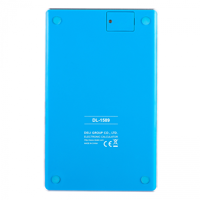 CALCULATOR BIROU 12DIG MODERN ALBASTRU DELI [4]