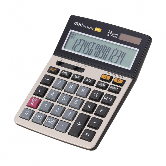 CALCULATOR BIROU 14DIG 1671C DELI [2]