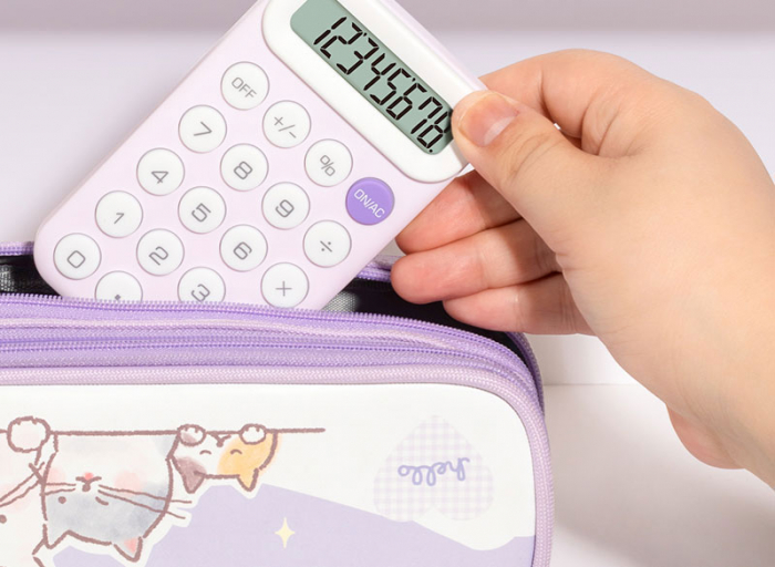 CALCULATOR BUZUNAR 8DIG M10 GALBEN DELI [4]