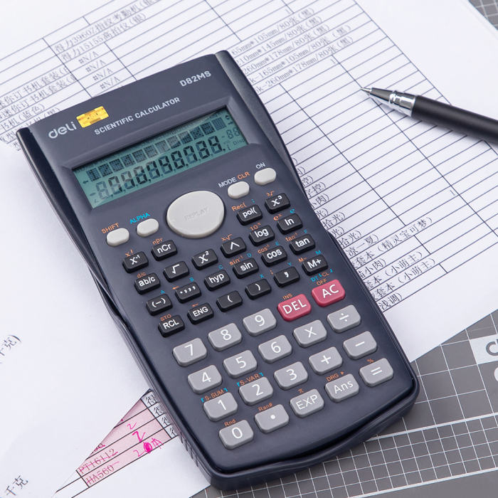 CALCULATOR STIINTIFIC 12DIG 240F 82MS DELI [2]