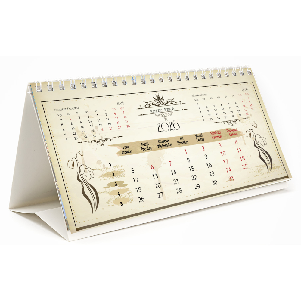 Calendar de birou Vintage1, 12 file, CD [1]