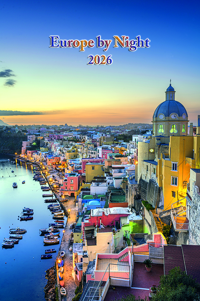 Calendar de perete Europe by Night, CT [1]