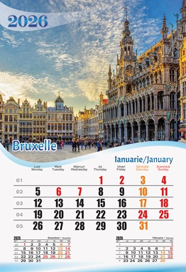 Calendar perete A3 ORASE EUROPA [1]