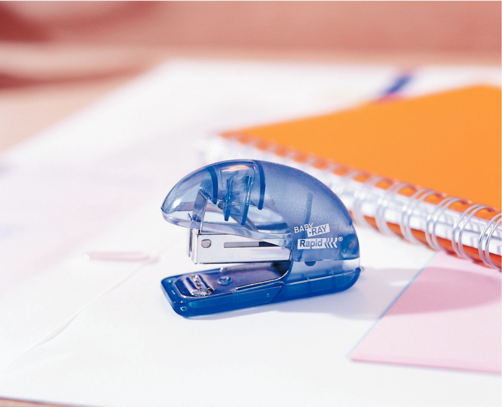 CAPSATOR 10 COLI 24/6 26/6 MINI F4 ALBASTRU TRANSLUCID RAPID [2]