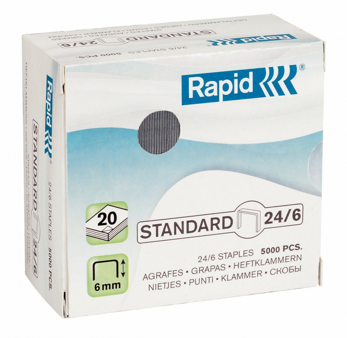 CAPSE 24/6 20 COLI 5000/CUT STANDARD RAPID [1]