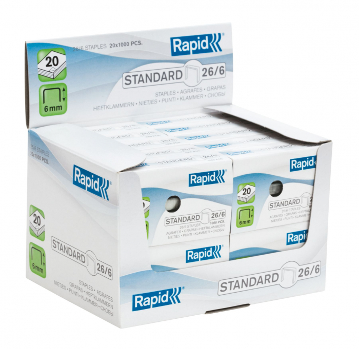 CAPSE 26/6 20 COLI 1000/CUT STANDARD RAPID [2]