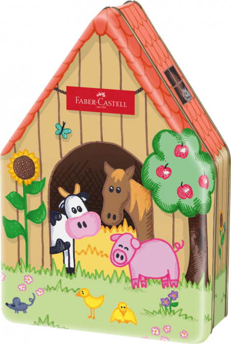 CARIOCA 18 CULORI FERMA ANIMALELOR CONNECTOR FABER-CASTELL [2]