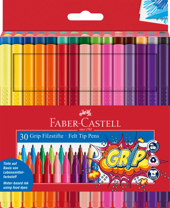 CARIOCA 30 CULORI GRIP FABER-CASTELL [1]