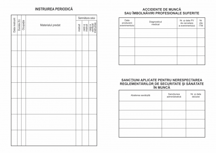 Fisa individuala pentru protectia muncii A5 -SSM [5]