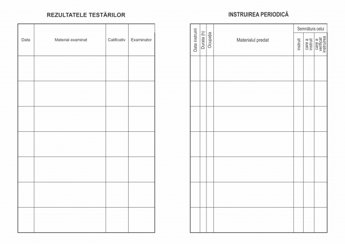 Fisa individuala pentru protectia muncii A5 -SSM [6]