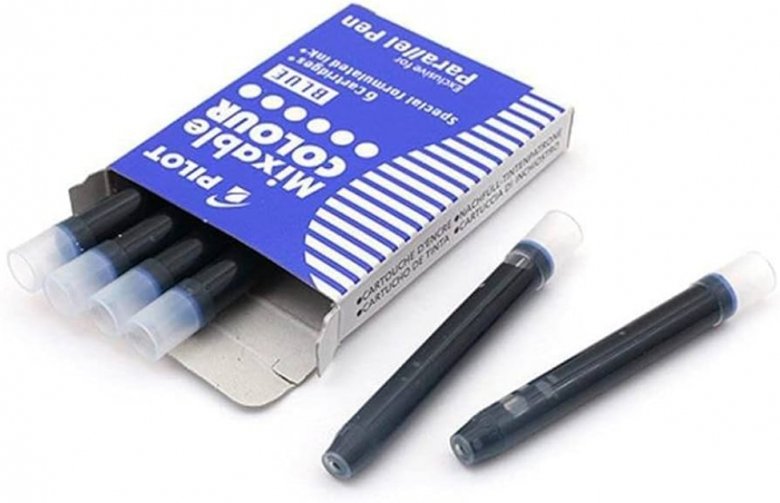 CARTUSE CERNEALA 6/SET PARALLEL PEN ALBASTRA PILOT [3]