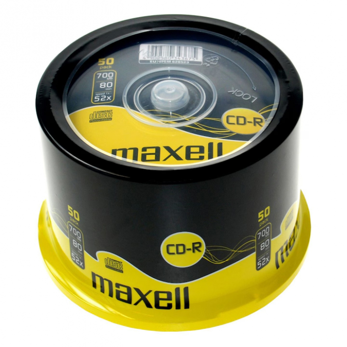 CD-R 50/SET 700MB 52X CAKE BOX MAXELL [1]