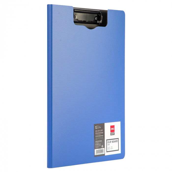 CLIPBOARD DUBLU FOAM NEGRU/ALBS ASORT. DELI [2]