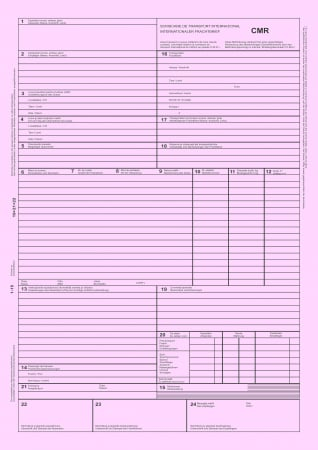 CMR autocopiativ A4,- Scrisoare de transport international  , 4 ex.(4 x 50 seturi) [2]