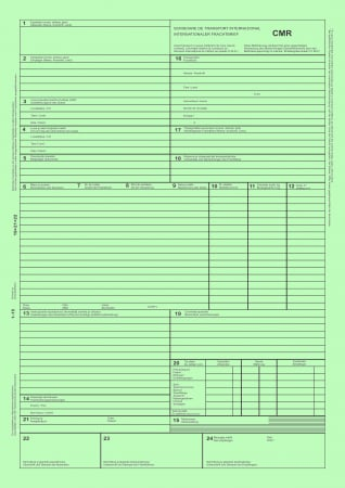 CMR autocopiativ A4,- Scrisoare de transport international  , 4 ex.(4 x 50 seturi) [4]