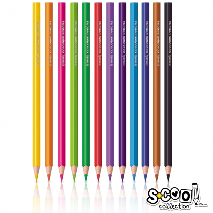 Creioane Color, 12 Culori/Set - S-COOL [2]