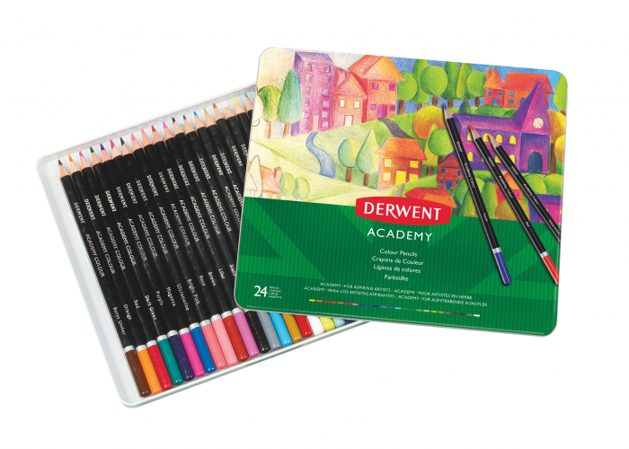 CREIOANE COLORATE 12 CULORI DERWENT ACADEMY [2]