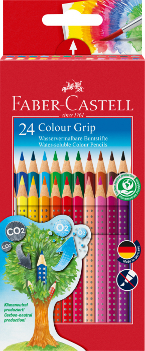 CREIOANE COLORATE 24 CULORI GRIP 2001 FABER-CASTELL [1]