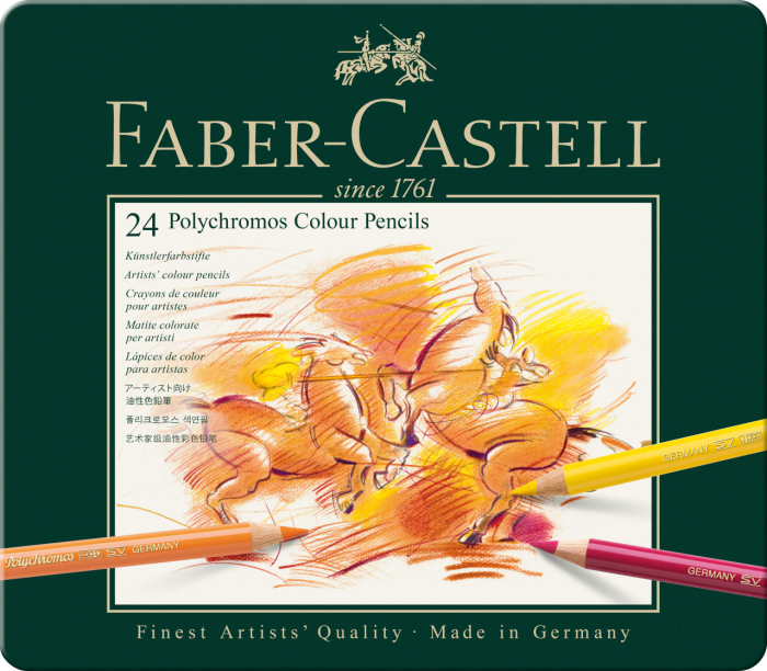 CREIOANE COLORATE 24 CULORI POLYCHROMOS FABER-CASTELL [1]