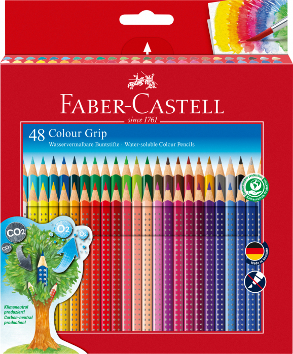 CREIOANE COLORATE 48 CULORI GRIP FABER-CASTELL [1]