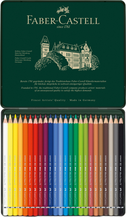 CREIOANE COLORATE ACUARELA 24 CULORI A. DURER FABER-CASTELL [3]