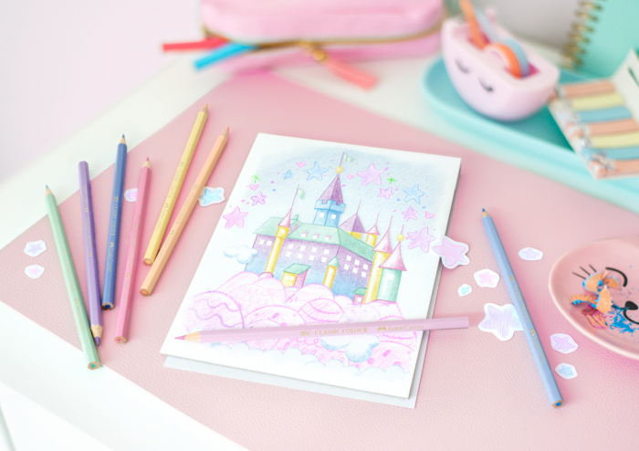 CREIOANE COLORATE PASTEL 10 CULORI FABER-CASTELL [3]