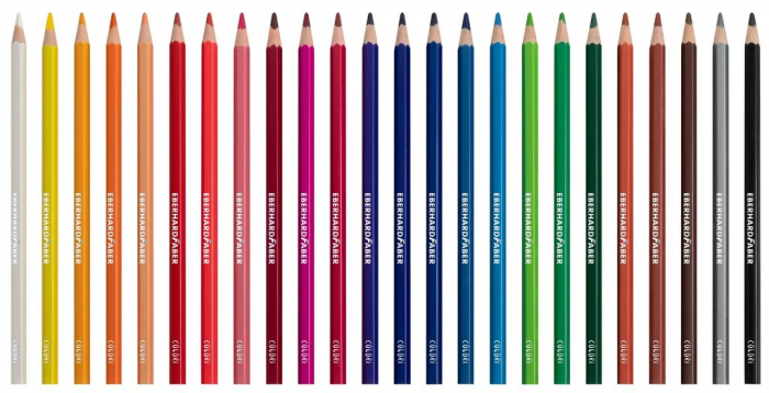 CREIOANE COLORATE PLASTIC 24 CULORI EBERHARD FABER [3]