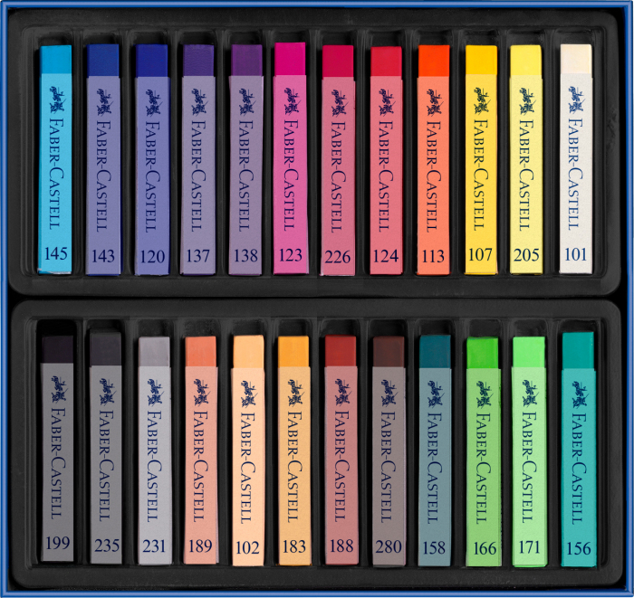 CREIOANE PASTEL SOFT 24 CULORI FABER-CASTELL [2]