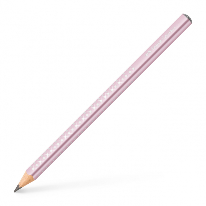 CREION GRAFIT B SPARKLE JUMBO ROSE 2023 FABER-CASTELL [1]