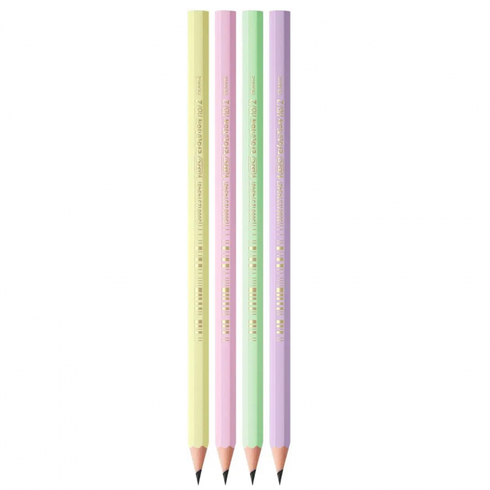 CREION GRAFIT HB FARA GUMA ECO EVOLUTION PASTEL 12/CUT BIC [3]