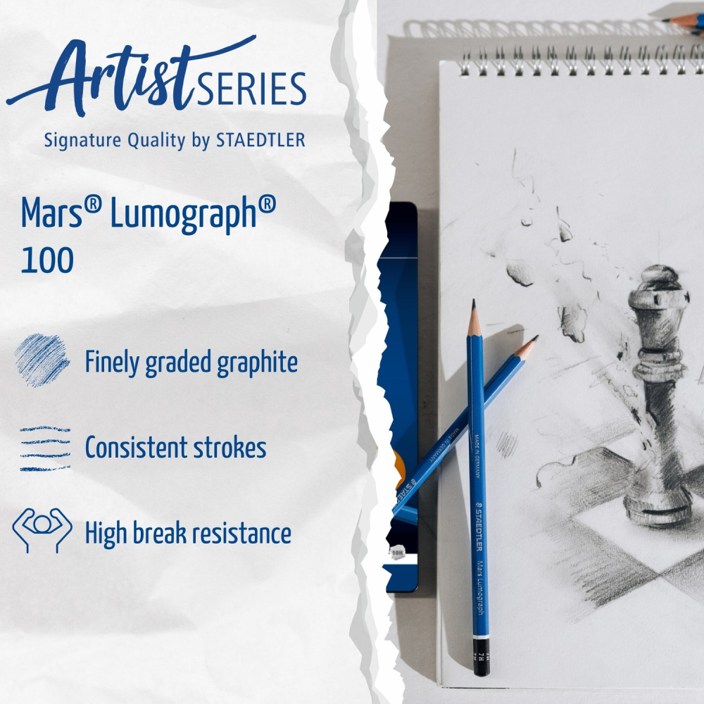 CREION STAEDTLER LUMOGRAPH 100 2B [4]