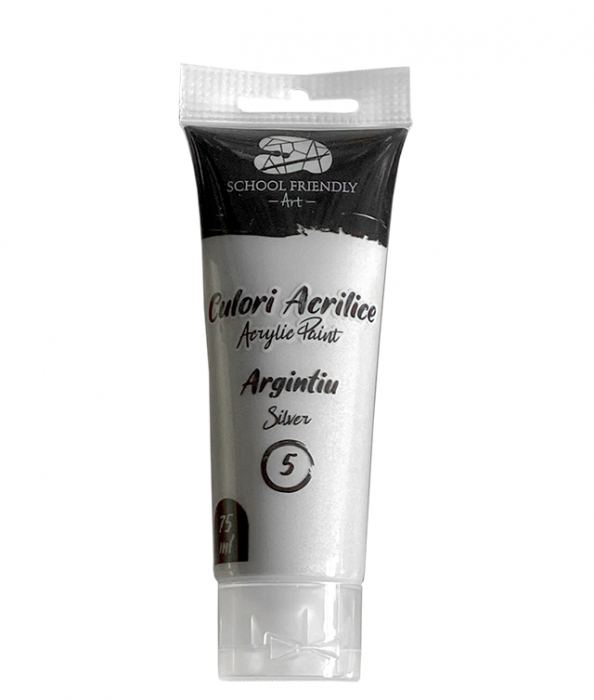 CULORI ACRILICE 75ML ARGINTIU PREMIUM SF ART PIGNA [1]