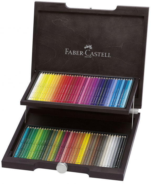 CUTIE LEMN 72 BUCATI CREIOANE ACUARELA ALBRECHT DURER FABER-CASTELL [2]