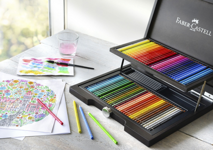 CUTIE LEMN 72 BUCATI CREIOANE ACUARELA ALBRECHT DURER FABER-CASTELL [4]