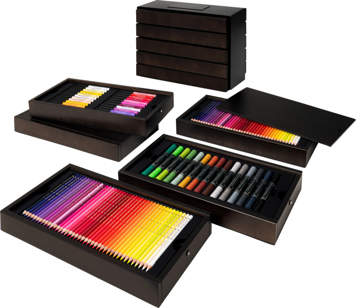 CUTIE LEMN EDITIE LIMITATA ARTA&GRAFICA FABER-CASTELL [2]