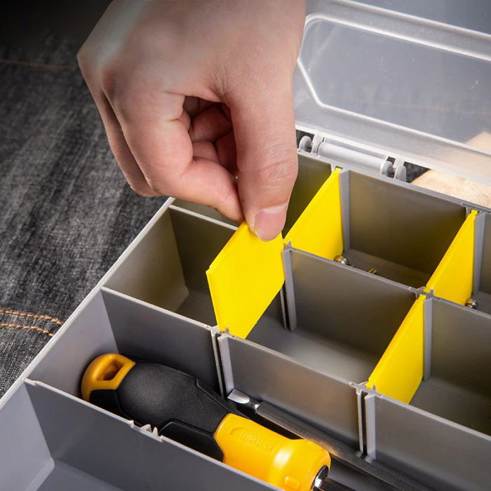 CUTIE PLASTIC MEDIE 315x280x60 MM PT DEPOZITARE SCULE DELI [3]