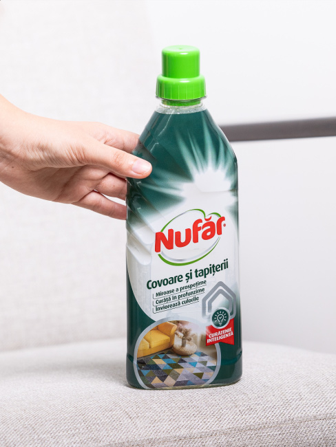 DETERGENT COVOARE SI TAPITERII 750ML NUFAR FARMEC [3]