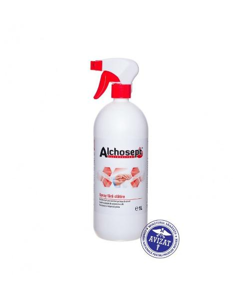 DEZINFECTANT MAINI 1L CU PULVERIZATOR KLINTENSIV ALCHOSEPT (85% ALCOOL) [1]