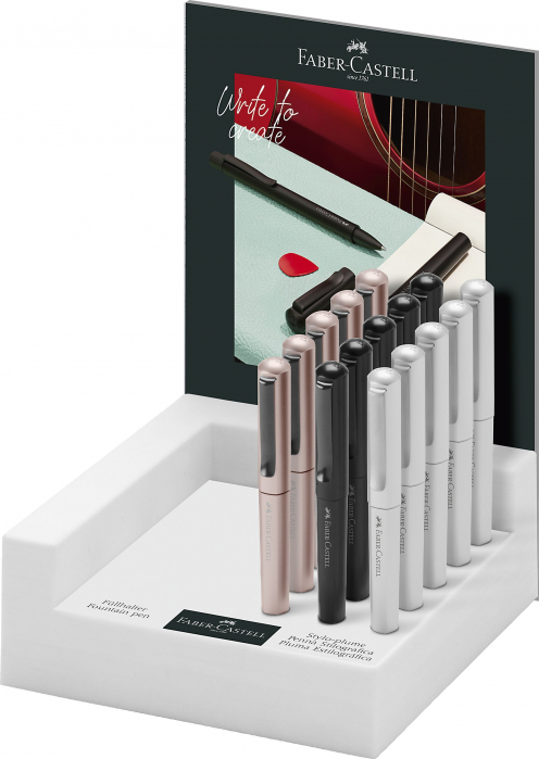 DISPLAY 15 BUC STILOU HEXO FABER-CASTELL [1]