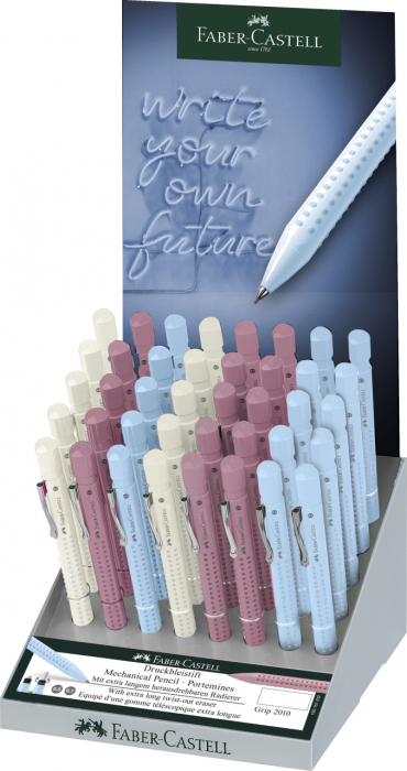 DISPLAY 40 BUC CREION MECANIC 0.5/0.7MM GRIP 2010 HARMONY 2024 FABER-CASTELL [1]