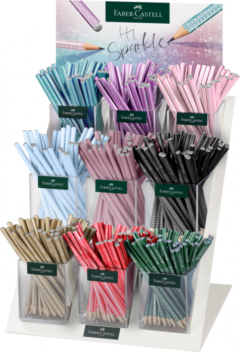 DISPLAY 9*48 BUC CREION GRAFIT B GRIP SPARKLE 2024 FABER-CASTELL [1]