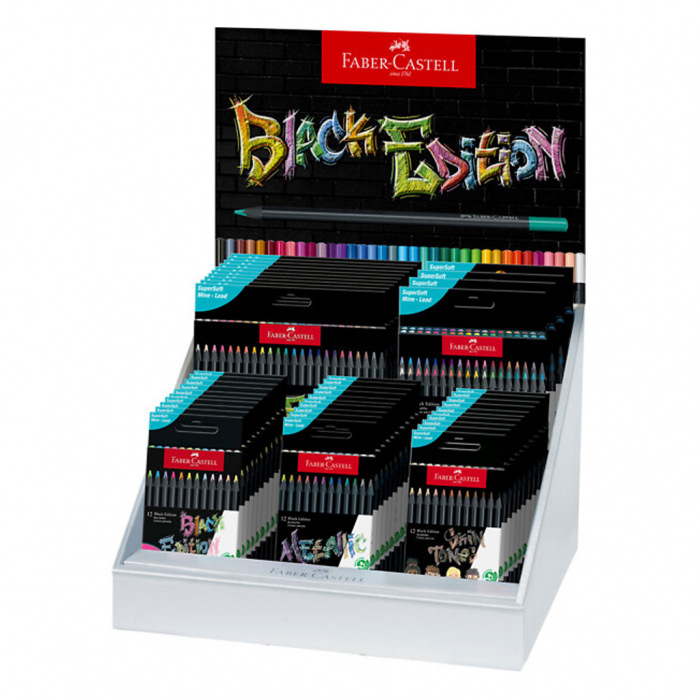 DISPLAY CONCEPT CREIOANE COLORATE BLACK EDITION 2024 FABER-CASTELL [1]