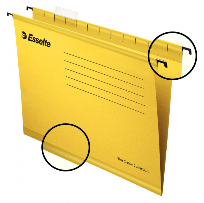 DOSAR SUSPENDABIL GALBEN STANDARD PENDAFLEX ESSELTE [2]