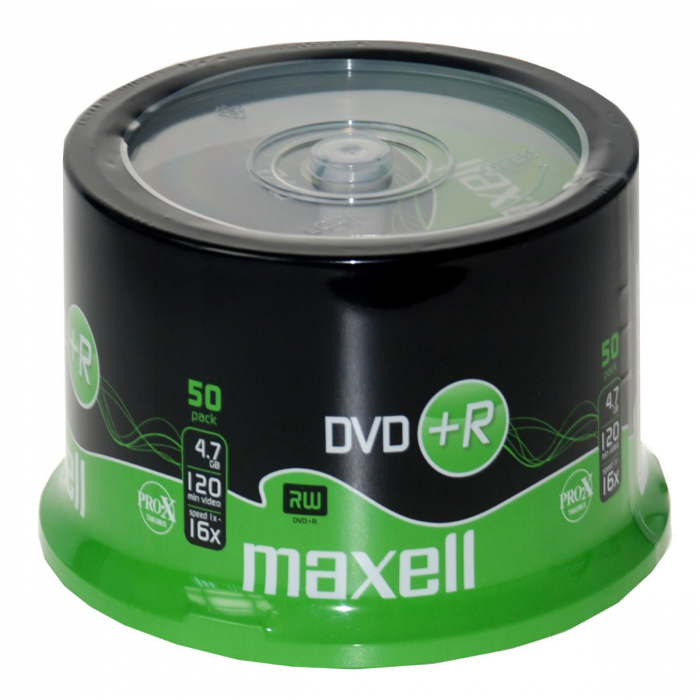 DVD+R 50/SET 4.7GB 16X CAKE BOX MAXELL [1]