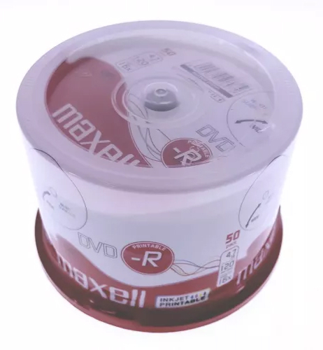 DVD-R PRINTABIL 50/SET 4.7GB 16X CAKE BOX MAXELL [1]