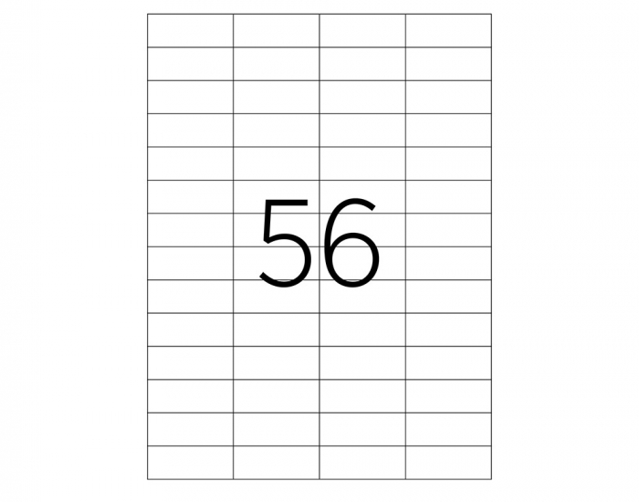 ETICHETE 56/A4 52.5*21.2MM COLTURI DREPTE 100/TOP TANEX [2]
